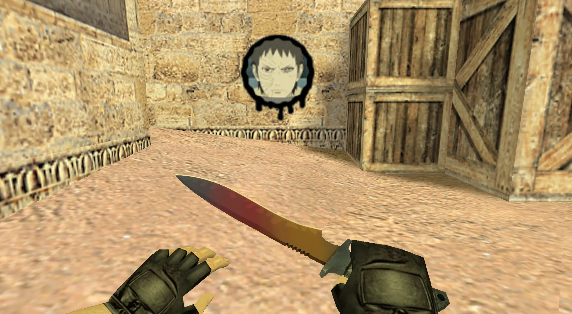 Скачать Граффити «Обито Учиха» для CS 1.6 - Аниме граффити для Counter-Strike - Скриншот