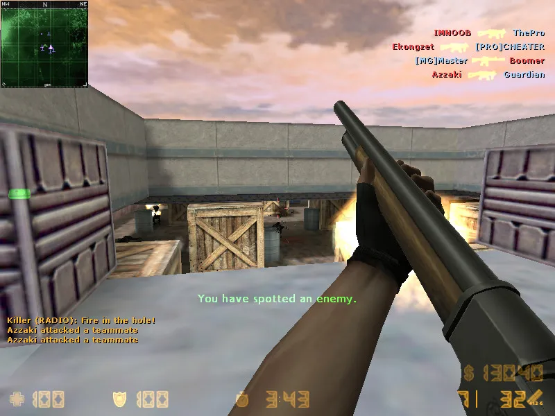 Скачать de_battleground карта для CS 1.6: спавны, тактика CT/T и .nav для ботов - Скриншот