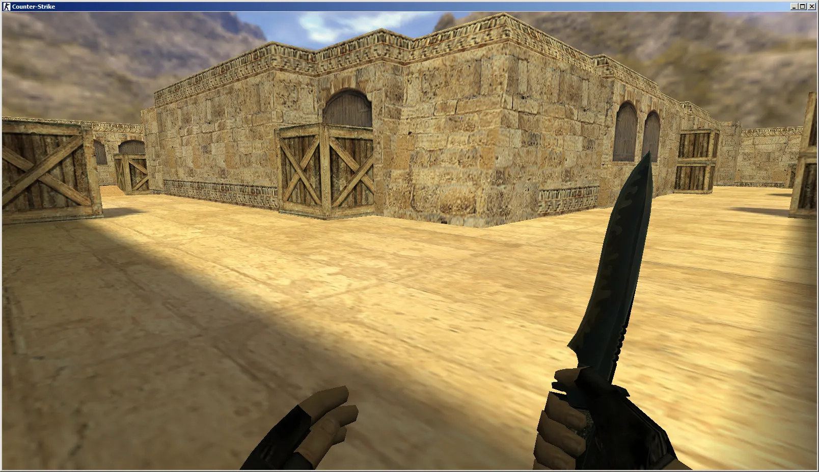 Скачать de_dust_bnd для CS 1.6: карта, точки для Т и КТ, bnd-стиль, .nav и оптимизация wpoly/epoly - Скриншот