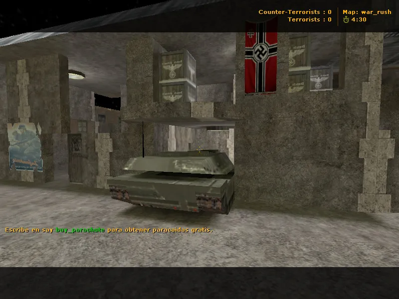 Карта «war_rush» для CS 1.6: тактические особенности и оптимизация — скриншот 7