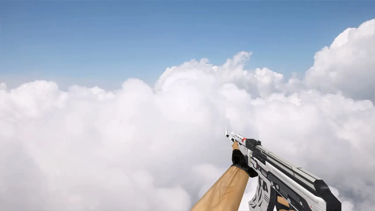 Скачать Модель Degault AK47 Challenger v_ p_ w_ для CS 1.6: звуки, анимация осмотра, качество текстур - Скриншот