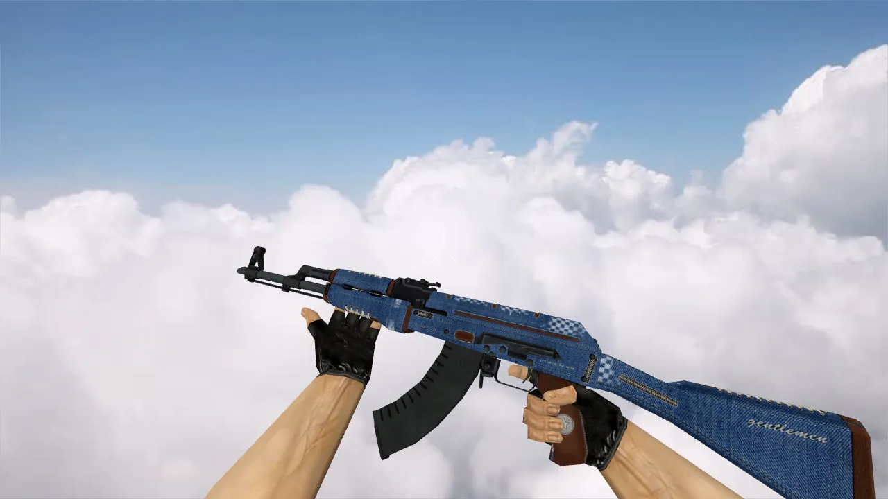 Скачать Модель AK-47 Gentleman для CS 1.6 - Качественный выбор оружия - Скриншот