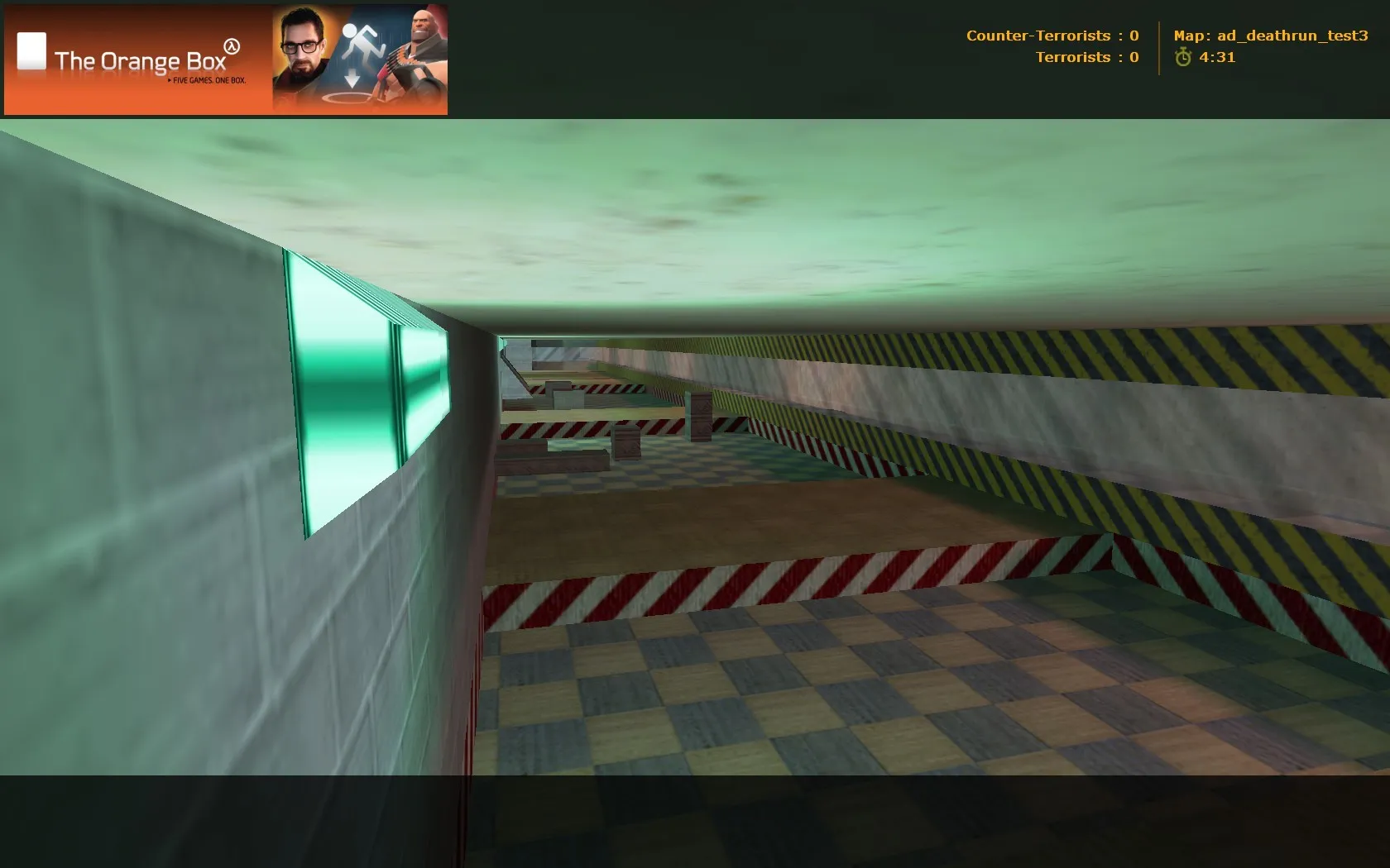 Скачать Карта ad_deathrun_allinone для CS 1.6: deathrun, ловушки, точки и боты (.nav), оптимизация - Скриншот