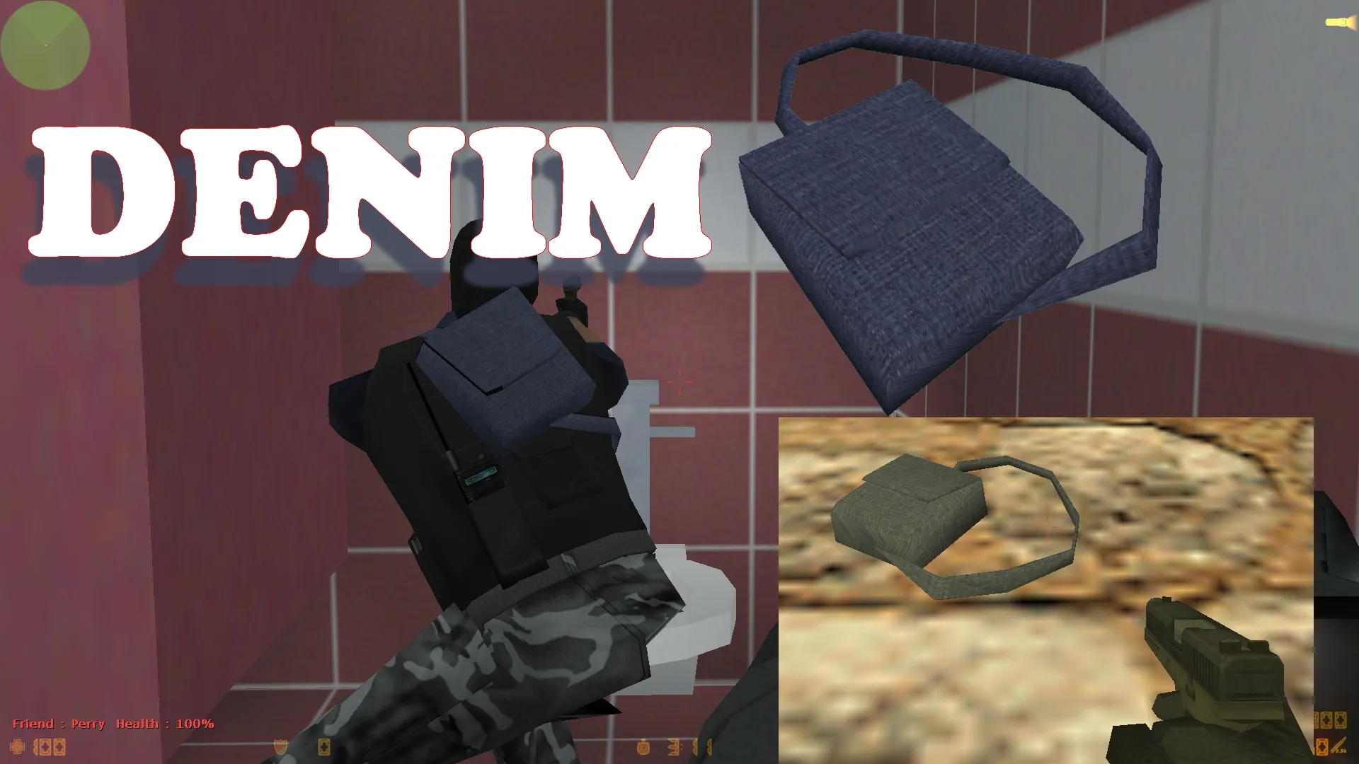 Модель «Modern Backpack» для CS 1.6: v_ p_ w_ модели, звуки, анимация осмотра, текстуры и настройка — скриншот 8