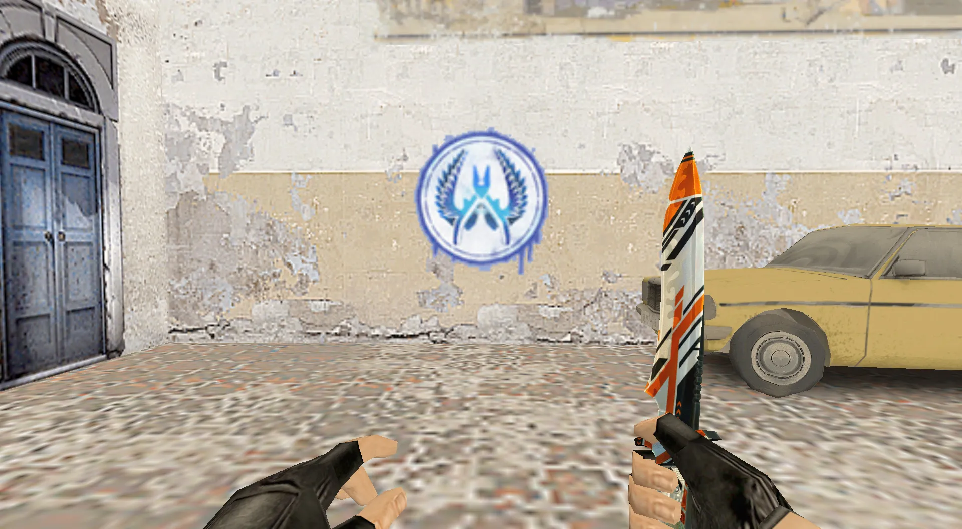 Скачать Граффити «Страж» для CS 1.6 - Уникальные элементы из CS:GO - Скриншот