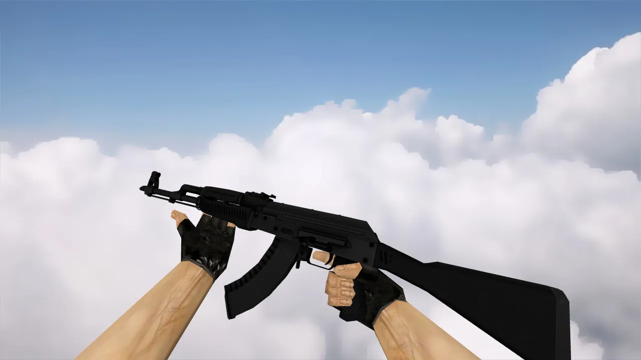 Скачать AK-47 | Сланец (Slate) — v_ модели, p_ модели и w_ модели для CS 1.6, звук, анимация осмотра - Скриншот