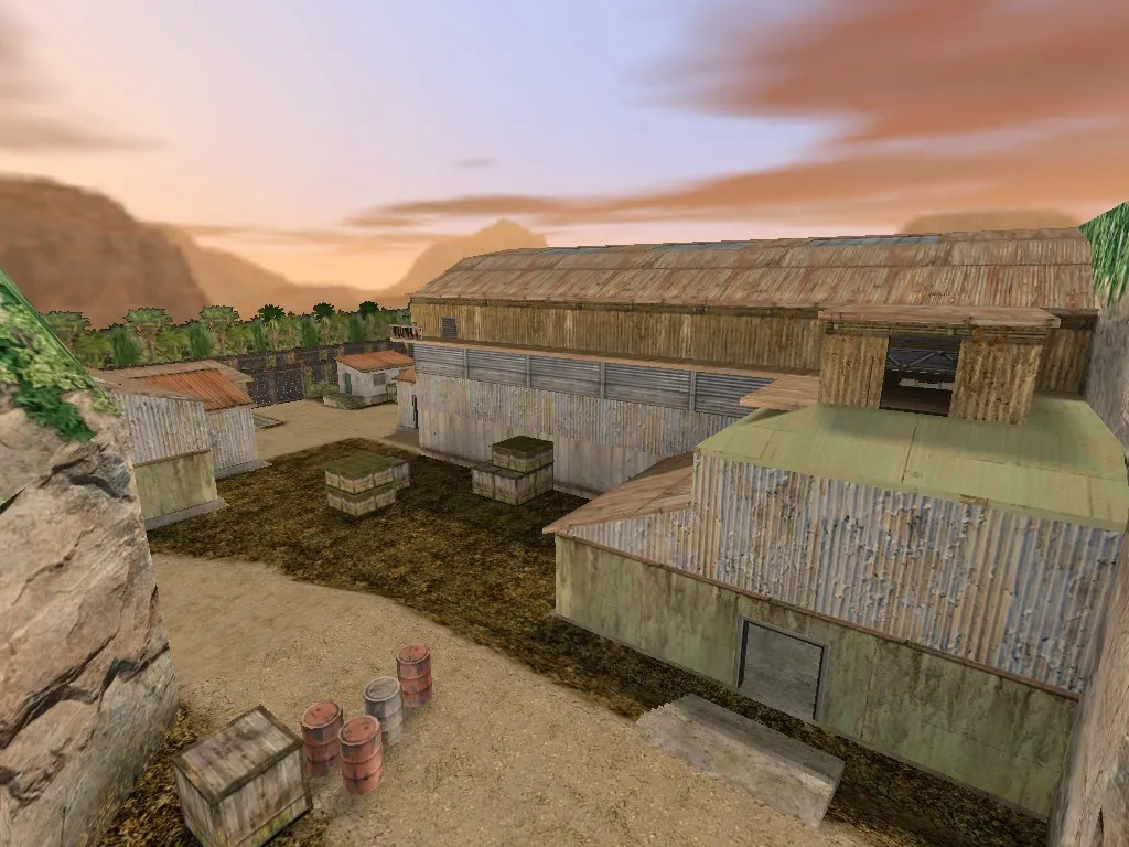 Скачать de_gsu_rapture карта CS 1.6: тактика за CT и T, точки, маршруты, оптимизация и .nav для ботов - Скриншот