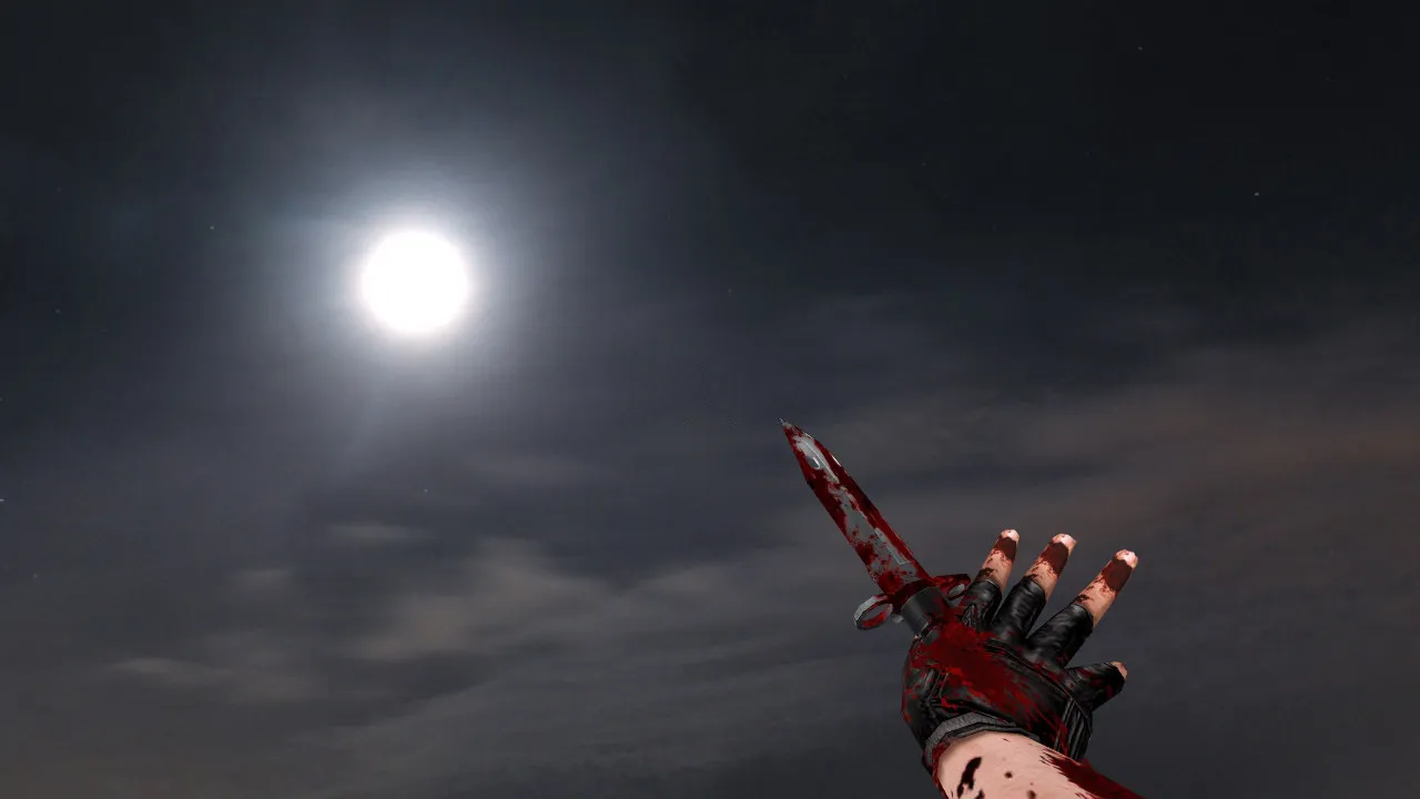 Скачать Модель ножа «Bloody M9 Touch Redux» v_ для CS 1.6: p_ и w_ модели, звуки, анимация осмотра - Скриншот