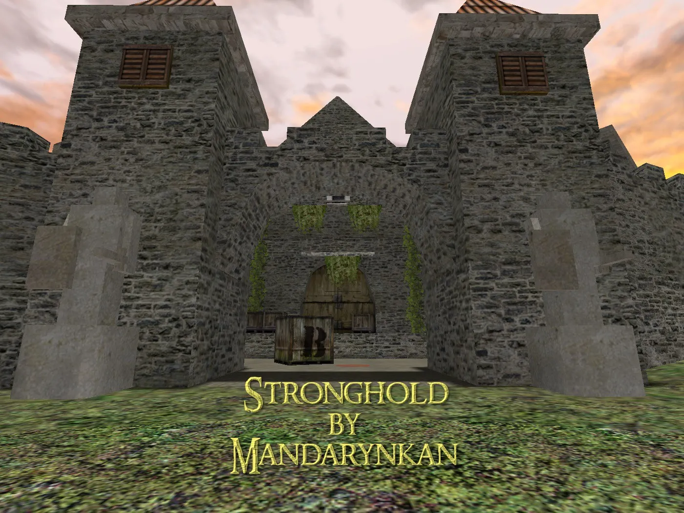 Скачать Карта de_stronghold для CS 1.6 - Тактические особенности и стратегии - Скриншот