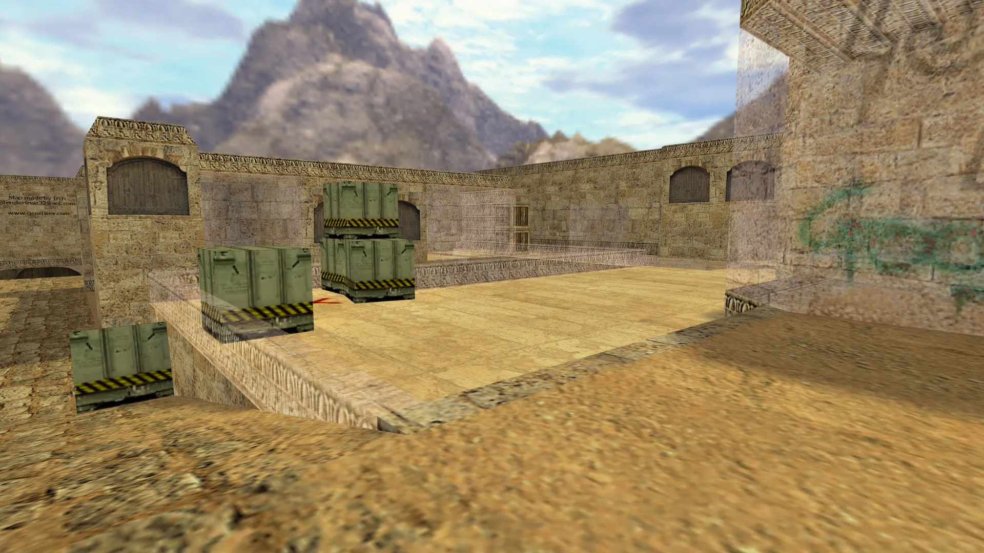 Скачать Карта de_dust2_wh для CS 1.6: баланс сторон, точки под контртерр и тактика для T, .nav и оптимизация - Скриншот