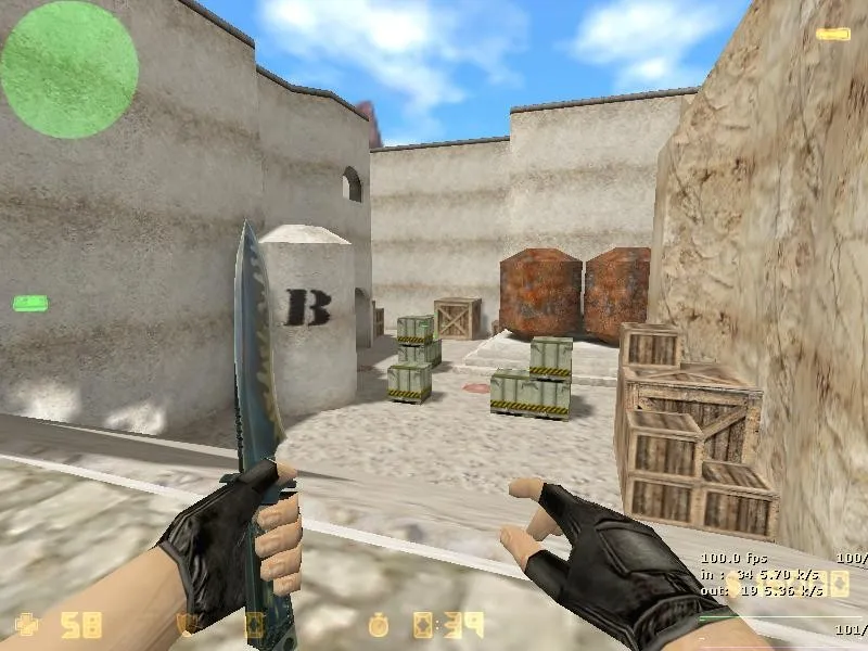 Скачать Карта de_sand_fortress для CS 1.6 — подробный обзор - Скриншот