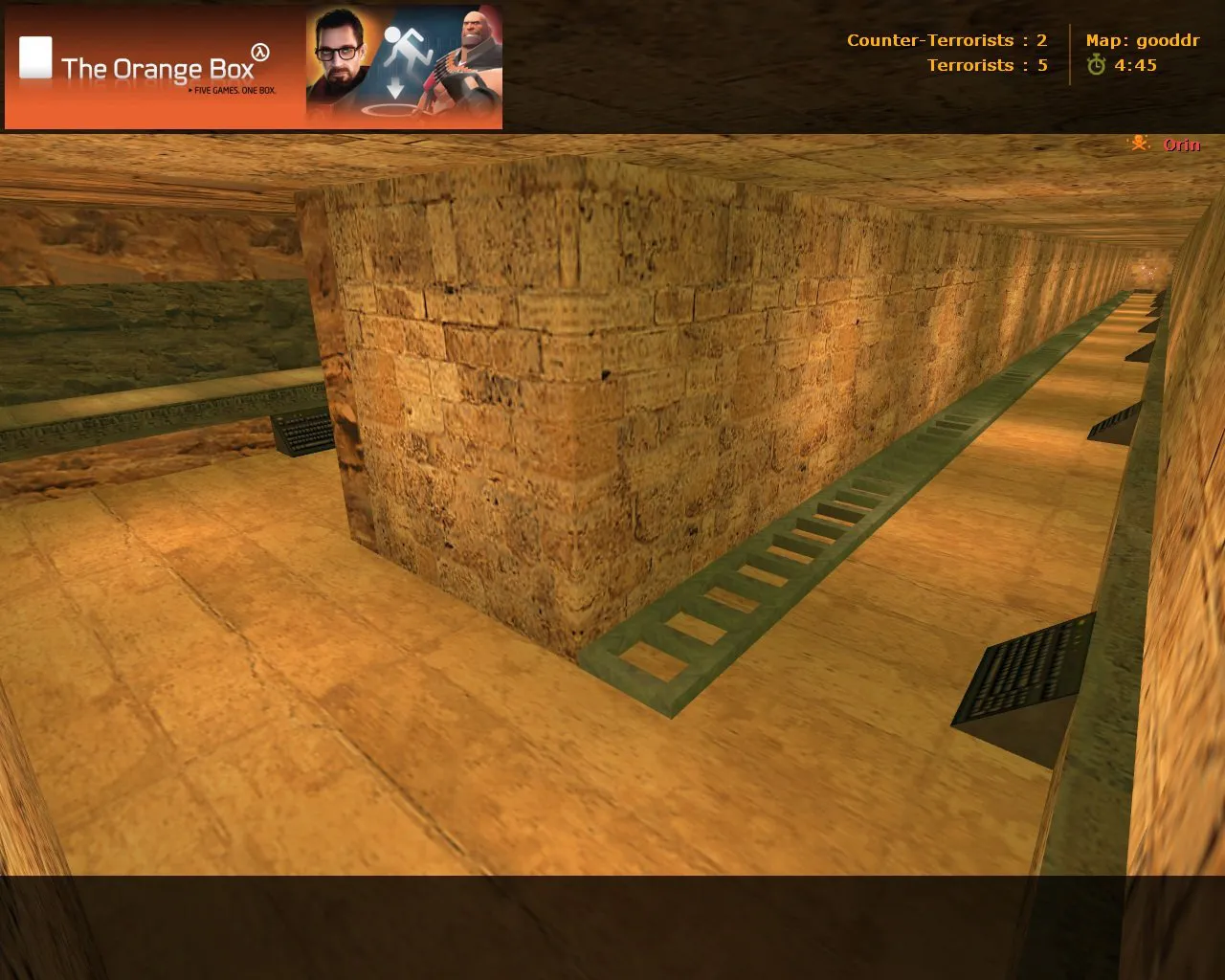 deathrun_dustdivi2_final для CS 1.6: баланс сторон, точки, .nav и оптимизация карты — скриншот 4