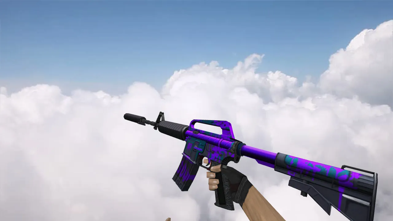 Скачать Модель M4A1 Lnk Attack v_ для CS 1.6: p_ и w_ модели, звуки, анимация осмотра и качество текстур - Скриншот