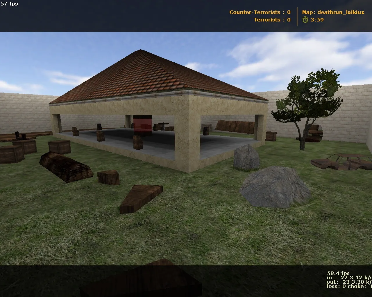 deathrun_laikiux для CS 1.6: карта deathrun, тактики за терр и спец, настройки и требования — скриншот 2