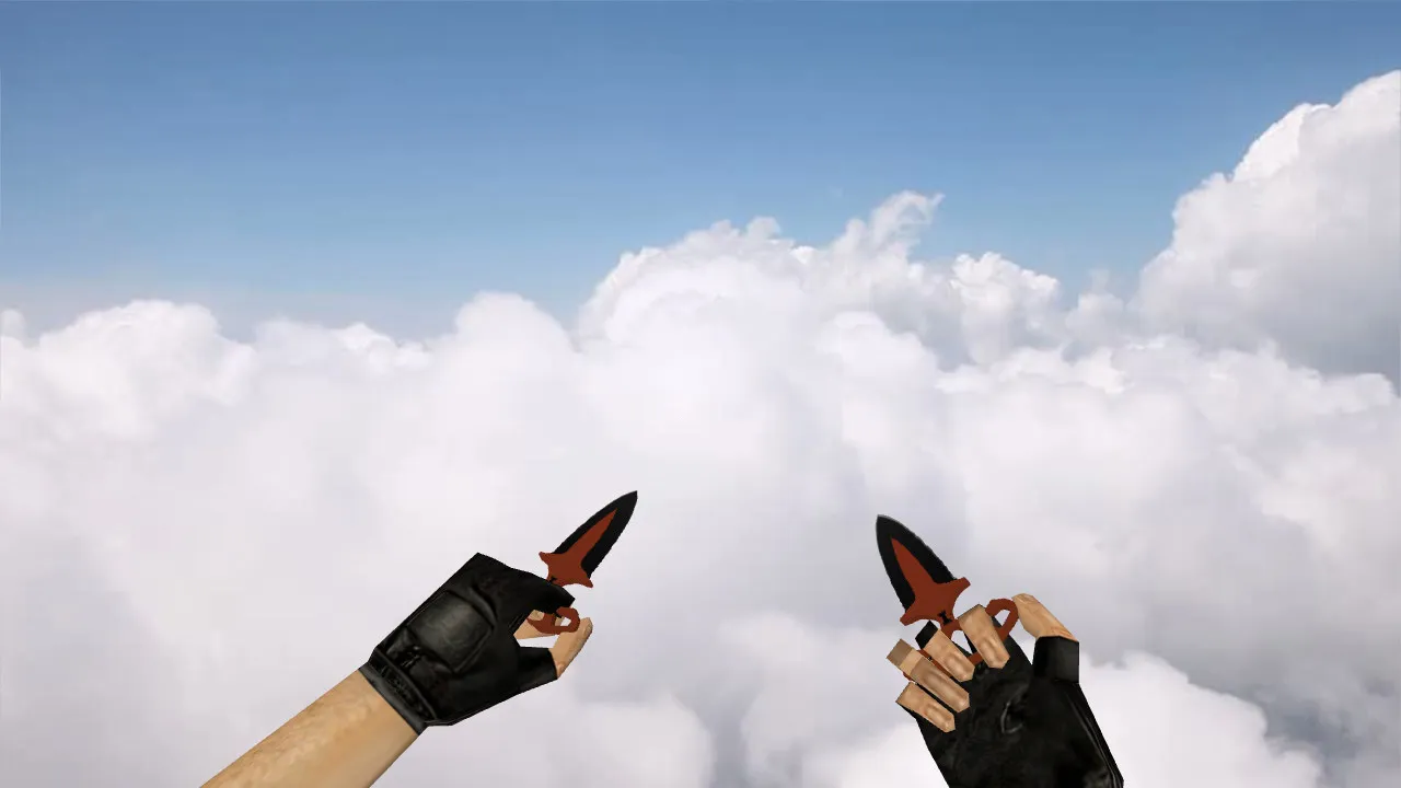 Модель тычковых ножей «Нитро» v_knife_nitro p_knife_nitro w_knife_nitro для CS 1.6 — скриншот 2