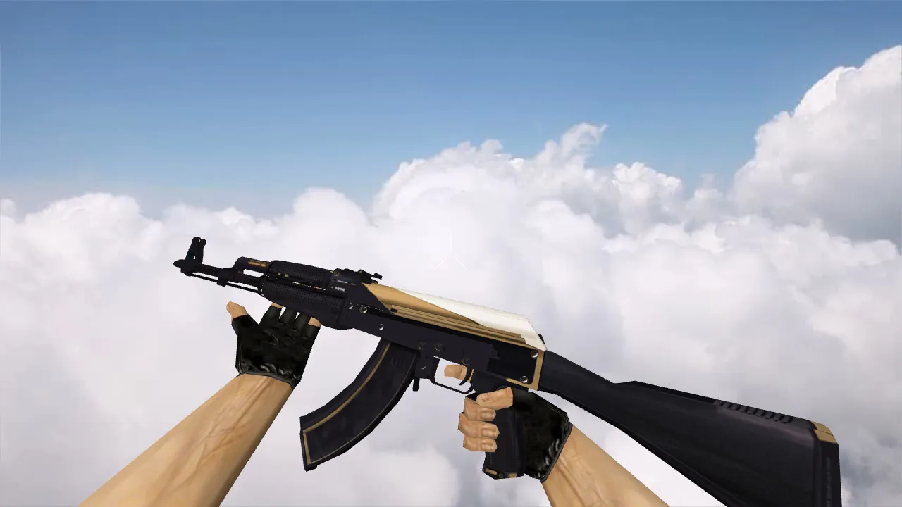 Модель «AK-47 Divine» для CS 1.6 - Высокое качество и уникальность — скриншот 1