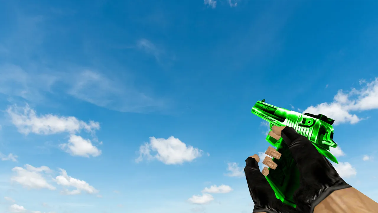 Скачать Модель «Default Deagle Green» для CS 1.6 - Скачай сейчас - Скриншот