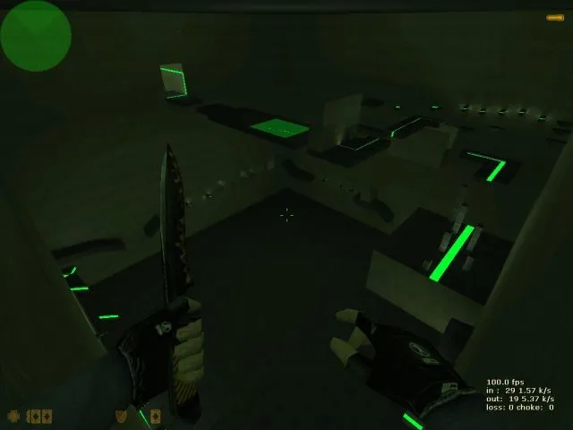 Скачать Карта deathrun_all_green3 для CS 1.6: баланс, точки, .nav и настройка раунда - Скриншот