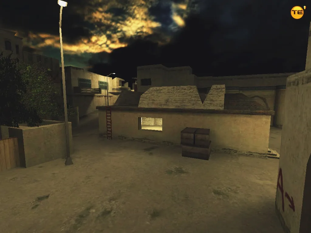 css_dust2k_go: DE Dust2-стайл карта для CS 1.6 — баланс сторон, тактика и .nav для ботов — скриншот 2