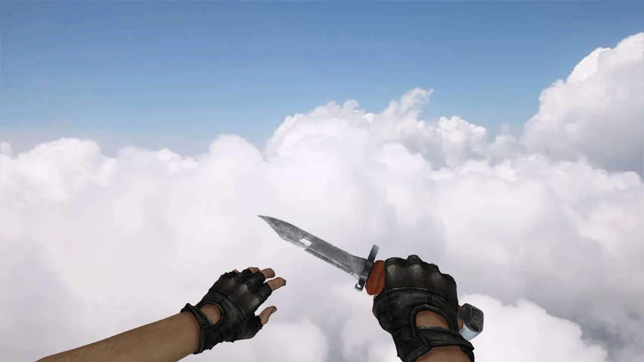 Скачать Модель ножа «6x4 Product Bayonet» v_ для CS 1.6: p_ и w_ модели, звук, анимация осмотра и качество текстур - Скриншот