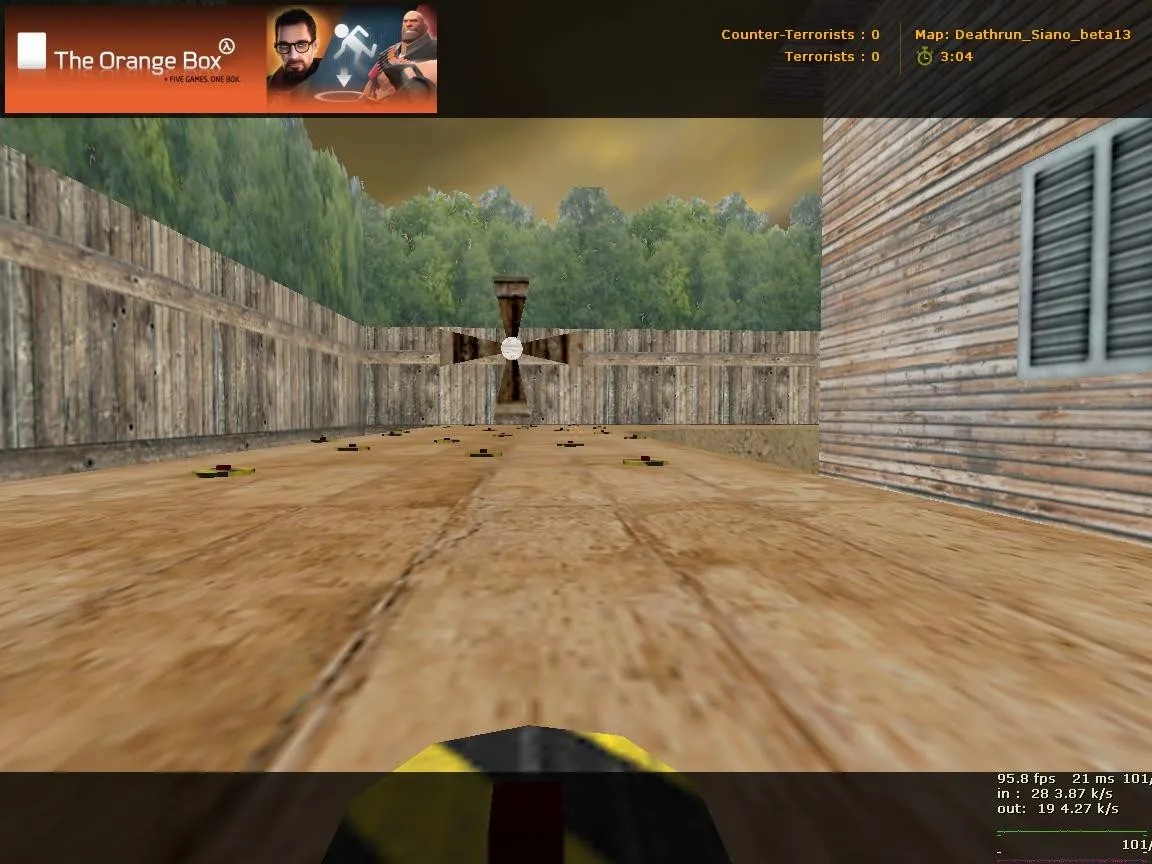 Скачать deathrun_siano для CS 1.6: тактика за команду и против trap-стратегий, точки, раунды и настройка сервера - Скриншот