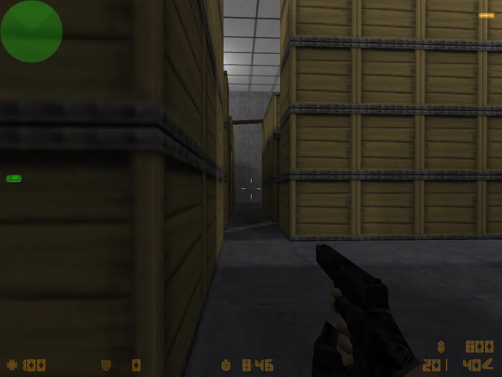 Скачать de_crates для CS 1.6: тактика за CT и T, точки, .nav для ботов и оптимизация карты - Скриншот