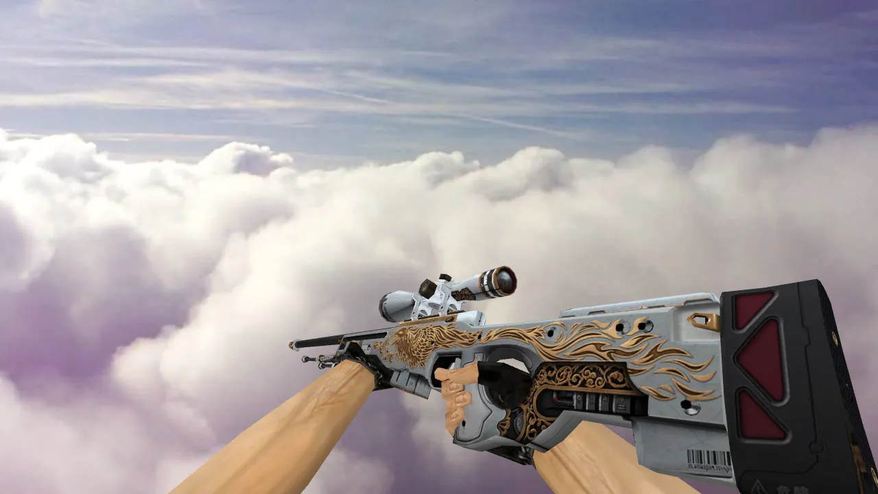 Скачать Модель «AWP White Phoenix» для CS 1.6 — Восхитительные детали и качество - Скриншот