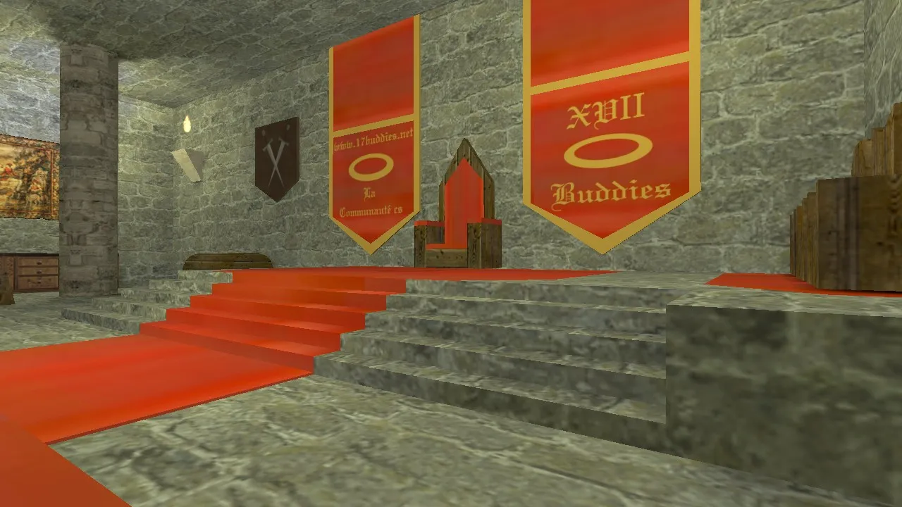 Скачать de_17b_castle_v1 — DE карта для CS 1.6: тактика сторон, точки, .nav и оптимизация - Скриншот