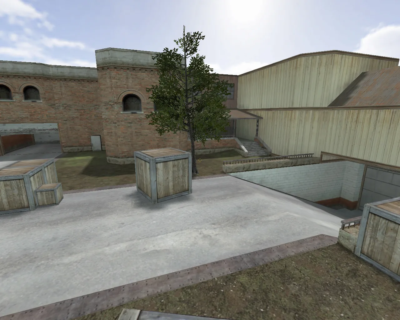 de_forge для CS 1.6: тактика за CT и T, точки, .nav и оптимизация карты — скриншот 2