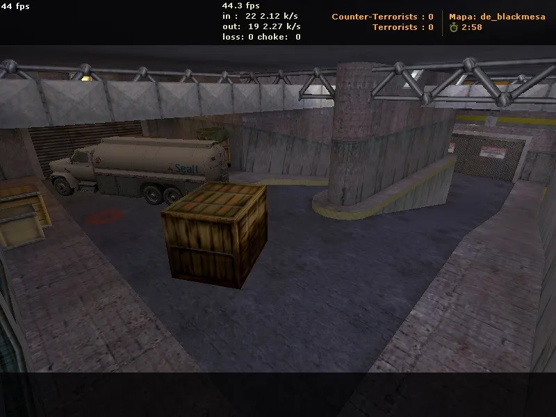Скачать de_blackmesa для CS 1.6: тактика за Т и КТ, точки, .nav и оптимизация карты - Скриншот