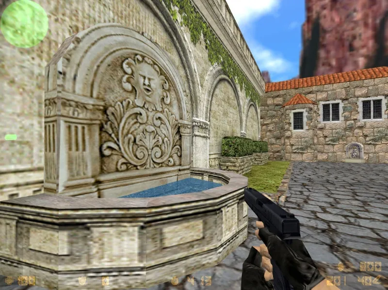 Скачать Карта de_abbaye_fcs для CS 1.6: планировка, точки, гайды за CT/T и оптимизация под сервер - Скриншот