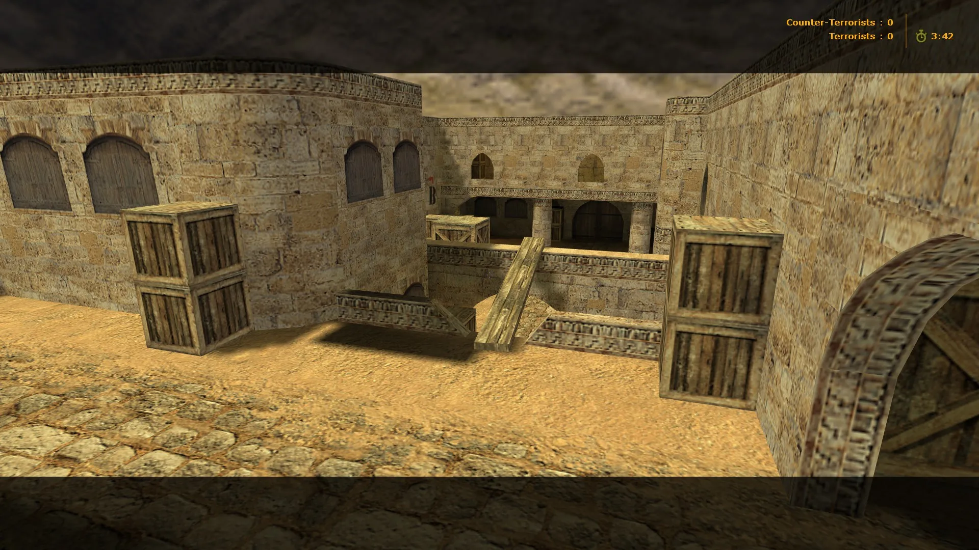 de_dust_es для CS 1.6: тактика за Т и КТ, точки, .nav, оптимизация, настройка для стабильного FPS — скриншот 6
