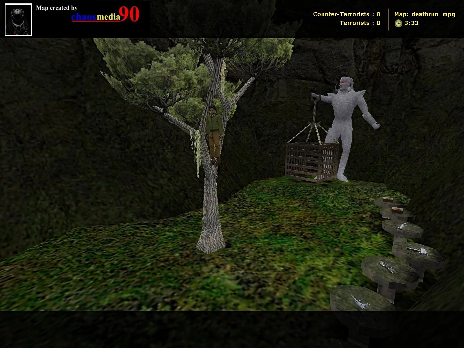 Скачать Карта deathrun_mpg для CS 1.6: deathrun режим, точки, .nav для ботов и оптимизация - Скриншот