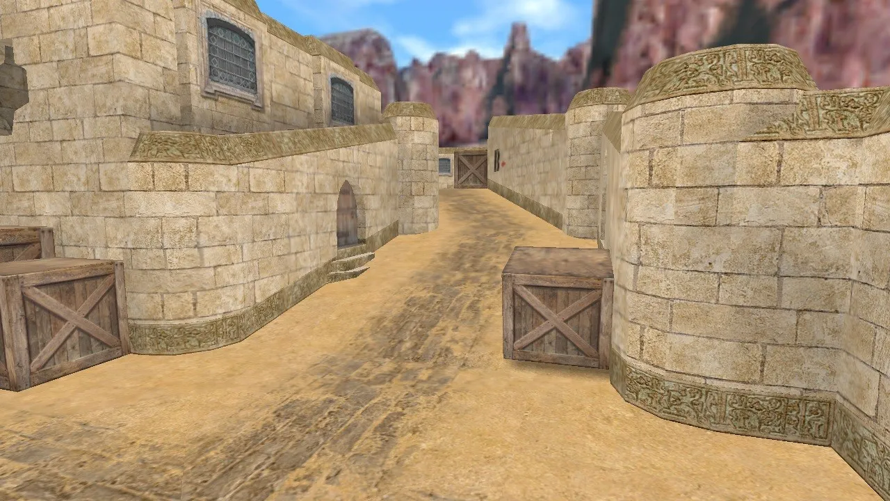 Карта de_dustlands для CS 1.6: точки, маршруты, .nav, оптимизация wpoly/epoly и баланс сторон — скриншот 4