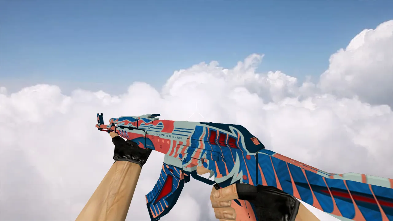 Скачать Модель AK-47 Wayfarer 80 v_ для CS 1.6: p_ и w_ с звуками, анимацией осмотра, качеством текстур и настройкой - Скриншот