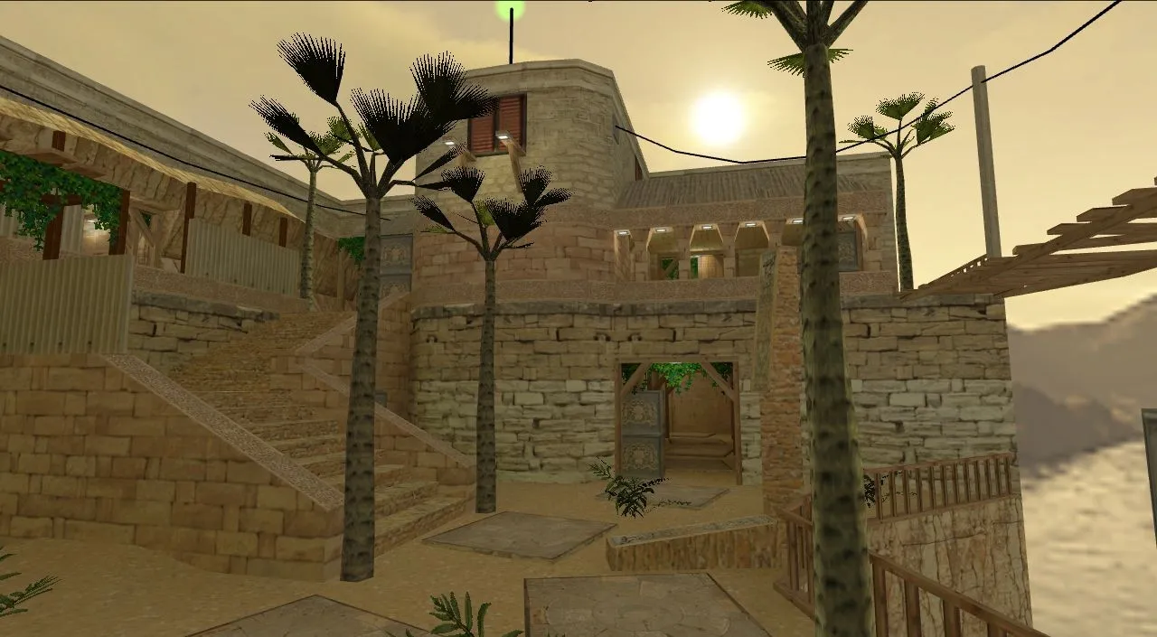 Скачать de_crete_island для CS 1.6: обзор карты, точки, маршруты, .nav и оптимизация wpoly/epoly - Скриншот