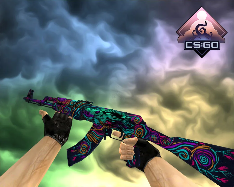 Скачать AK-47 | Пожелание на ночь для CS 1.6 - Модели оружия - Скриншот