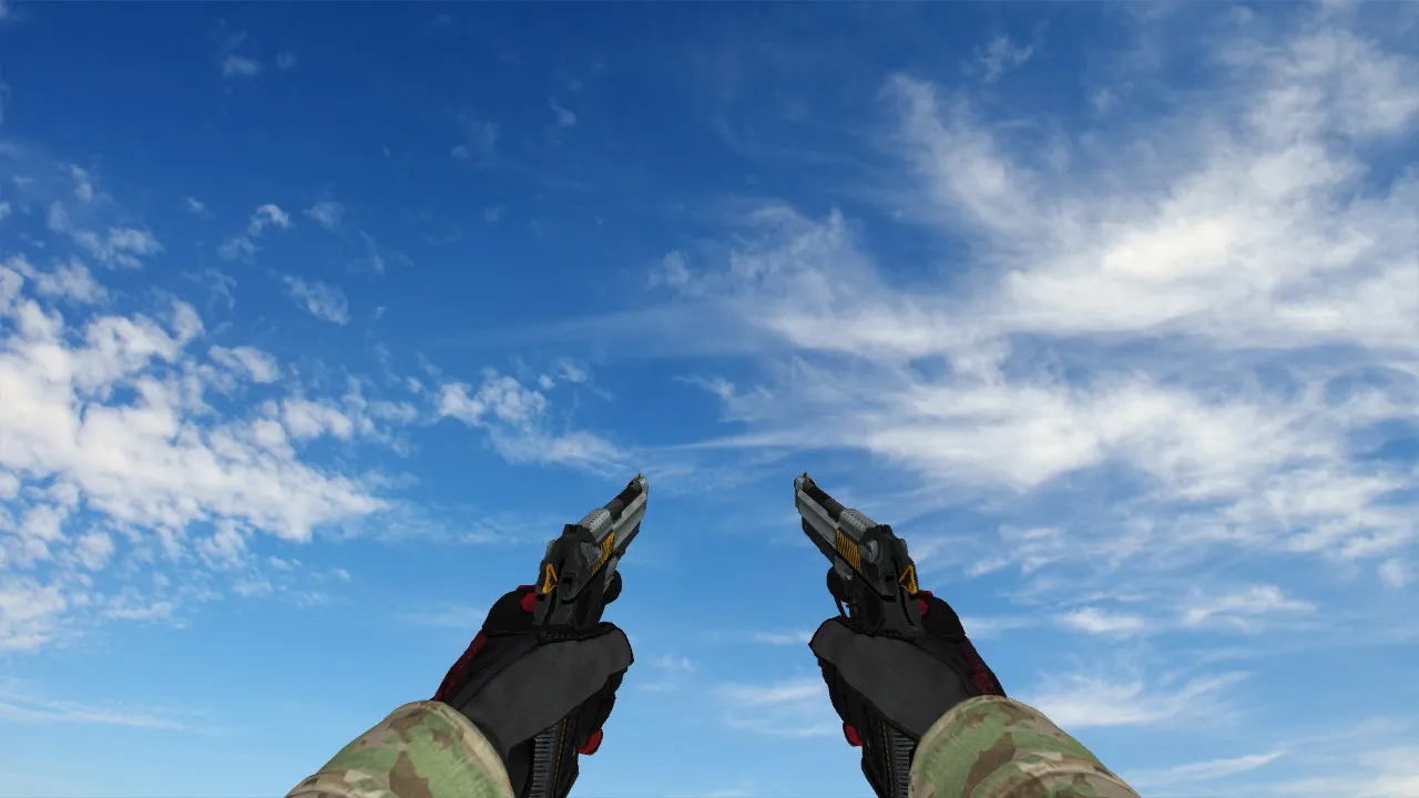 Пак моделей оружия Specialist Gloves Crimson Kimono Pack для CS 1.6: v_, p_, w_ модели, звуки, анимация осмотра — скриншот 6