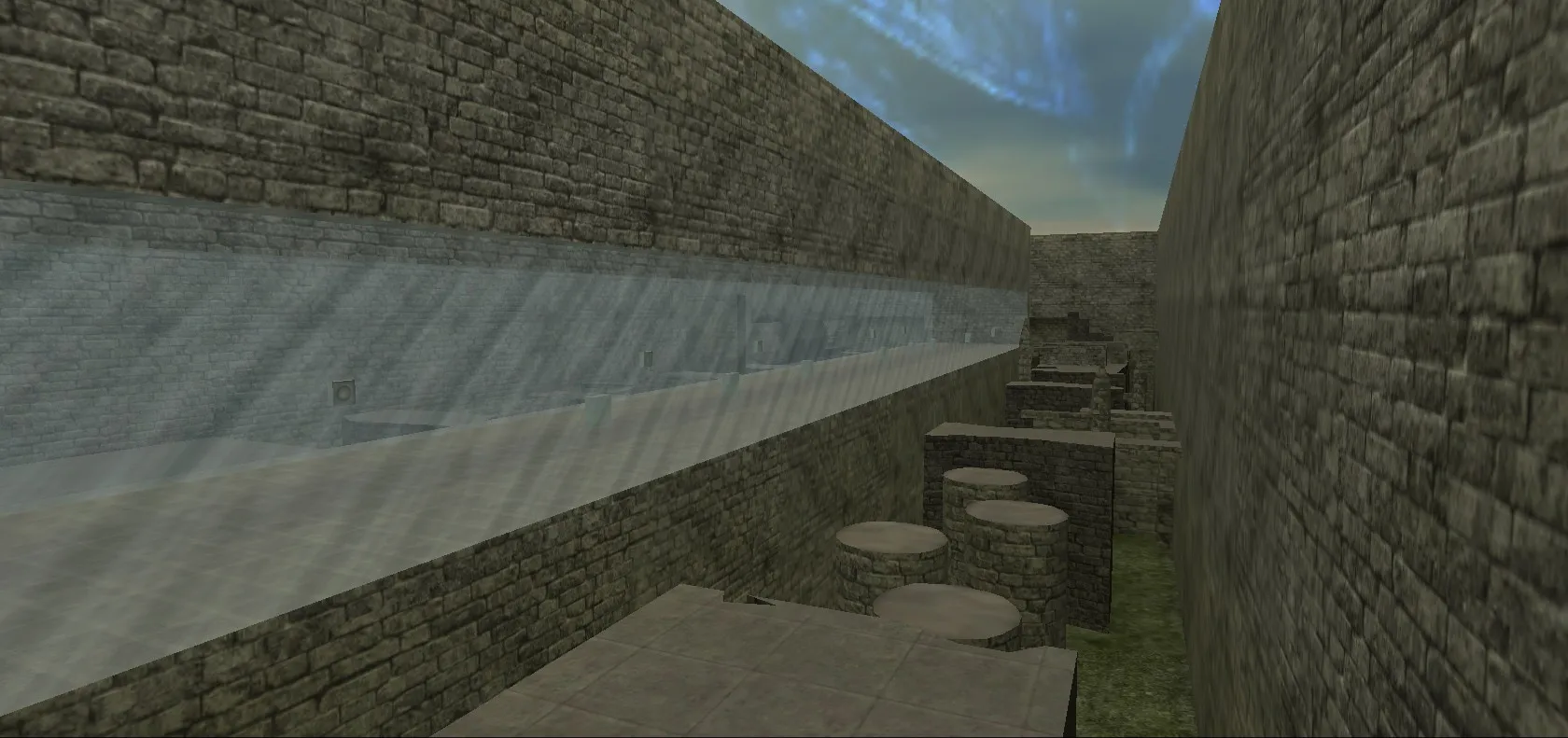 Скачать Карта deathrun_unreal для CS 1.6: точки, маршруты, .nav, оптимизация wpoly/epoly - Скриншот