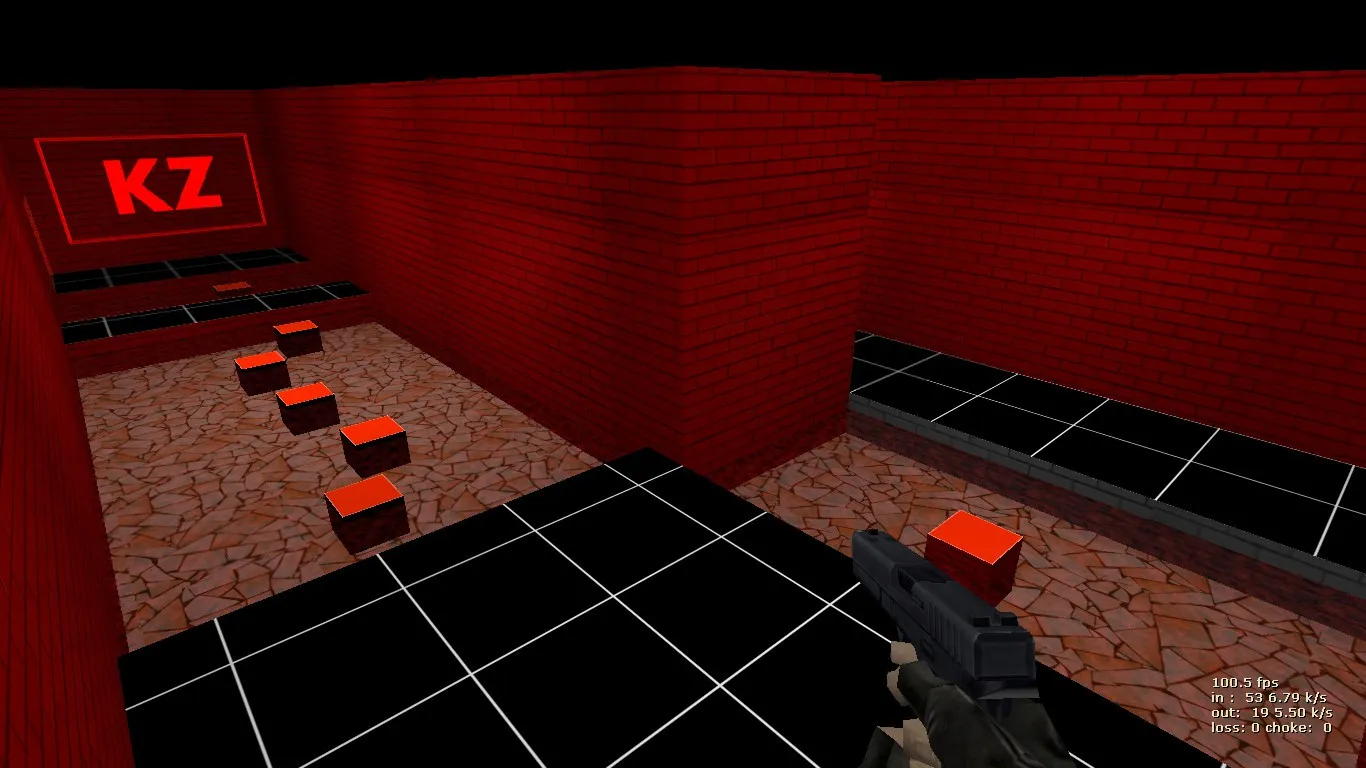 Скачать deathrun_cubkz — карта Deathrun для CS 1.6: точки, механика ловушек, боты и оптимизация - Скриншот