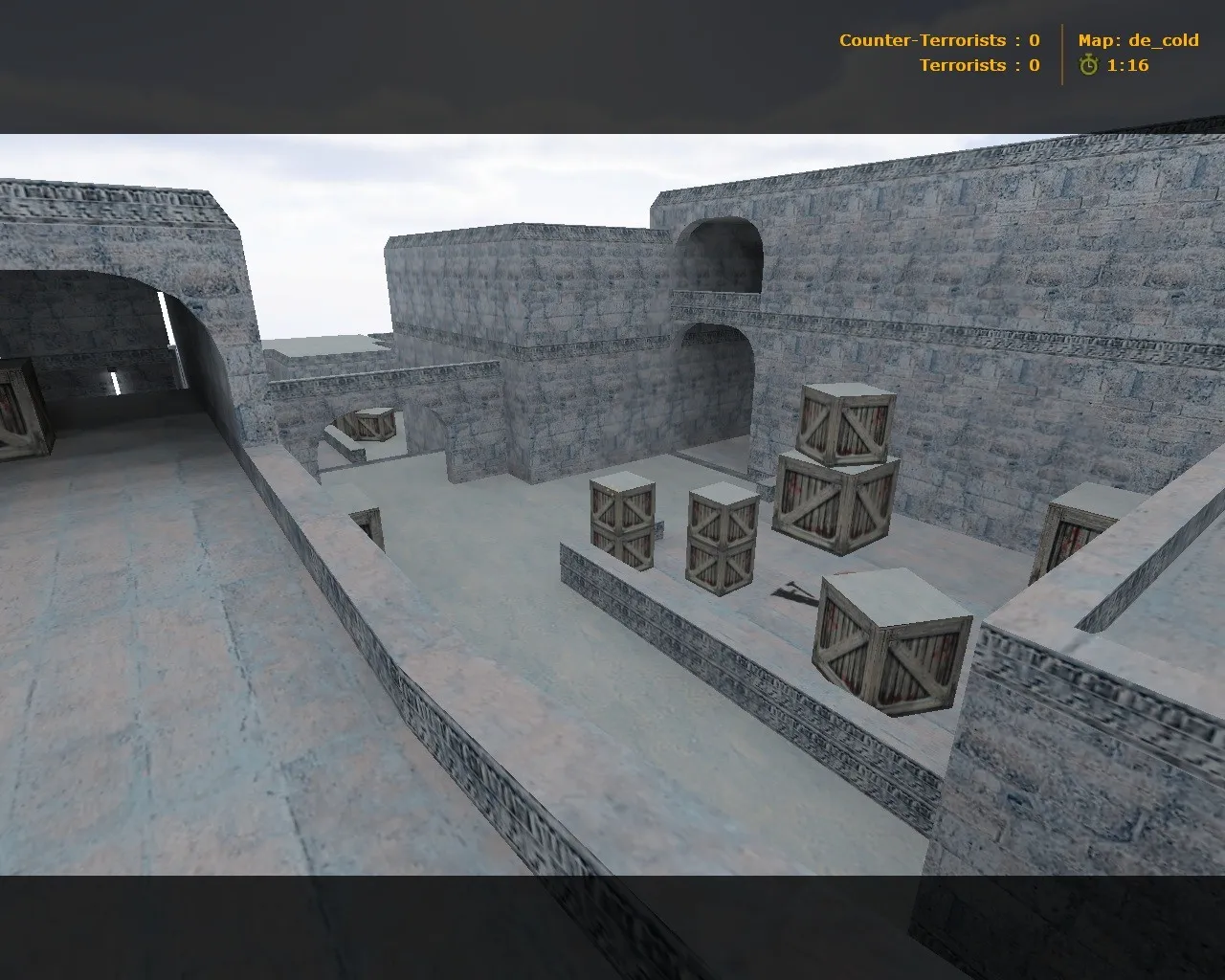 de_cold для CS 1.6: тактики за CT/T, точки, .nav и оптимизация карты для стабильного FPS — скриншот 2