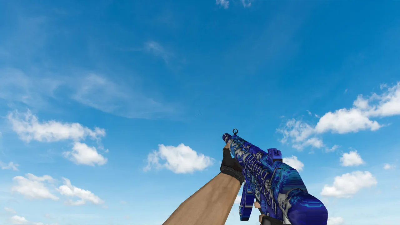 Скачать Модель «MP5 Spooky» для CS 1.6 — Четкость и уникальность - Скриншот