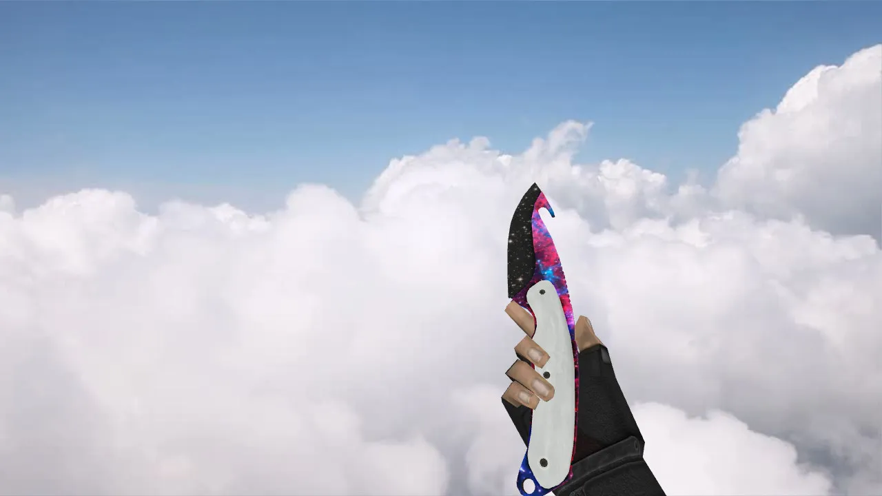 Скачать Модель «Gut Knife Space» для CS 1.6: v_ и p_ файлы, звук, анимация осмотра и качество текстур - Скриншот