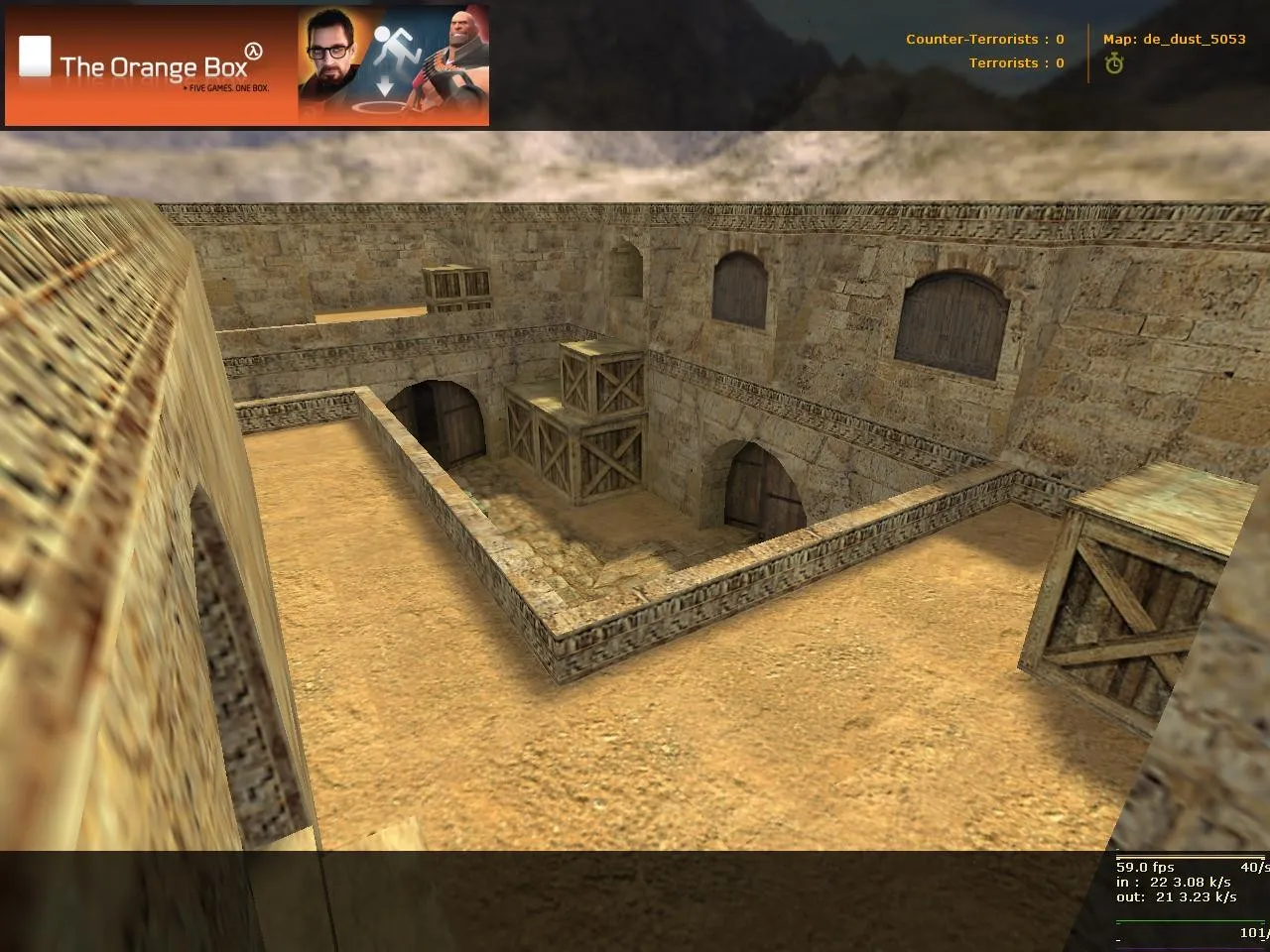 Скачать Карта de_dust_5053 для CS 1.6: точки, спавны, баланс сторон, .nav и оптимизация - Скриншот