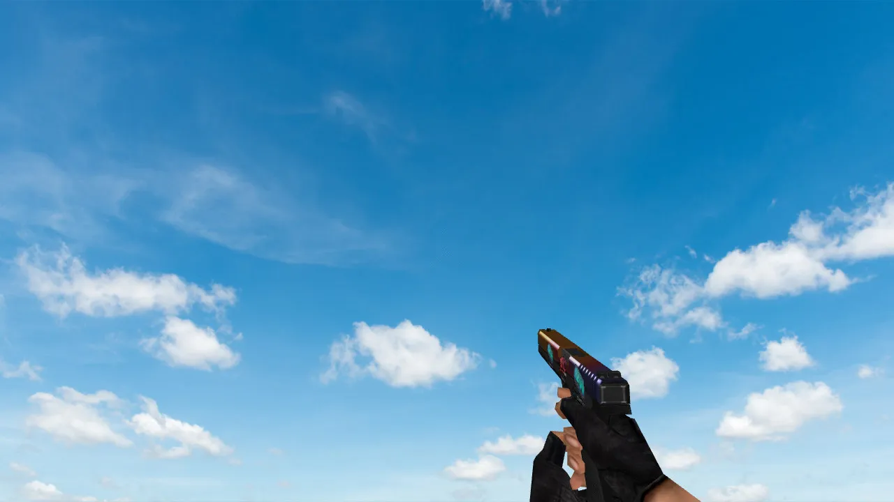 Скачать Модель «Glock Fade Navi Stickers» для CS 1.6: Улучшите игру - Скриншот