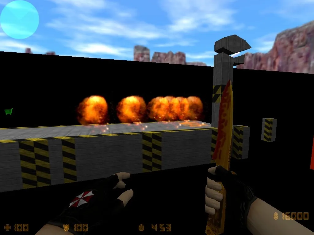 deathrun_n3rd для CS 1.6: геймплей Deathrun, точки, маршруты и настройка под ботов — скриншот 6