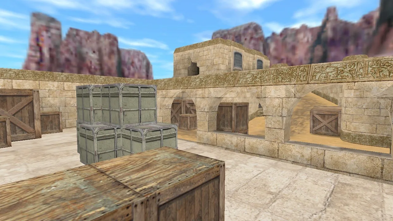 Карта de_dustlands для CS 1.6: точки, маршруты, .nav, оптимизация wpoly/epoly и баланс сторон — скриншот 3