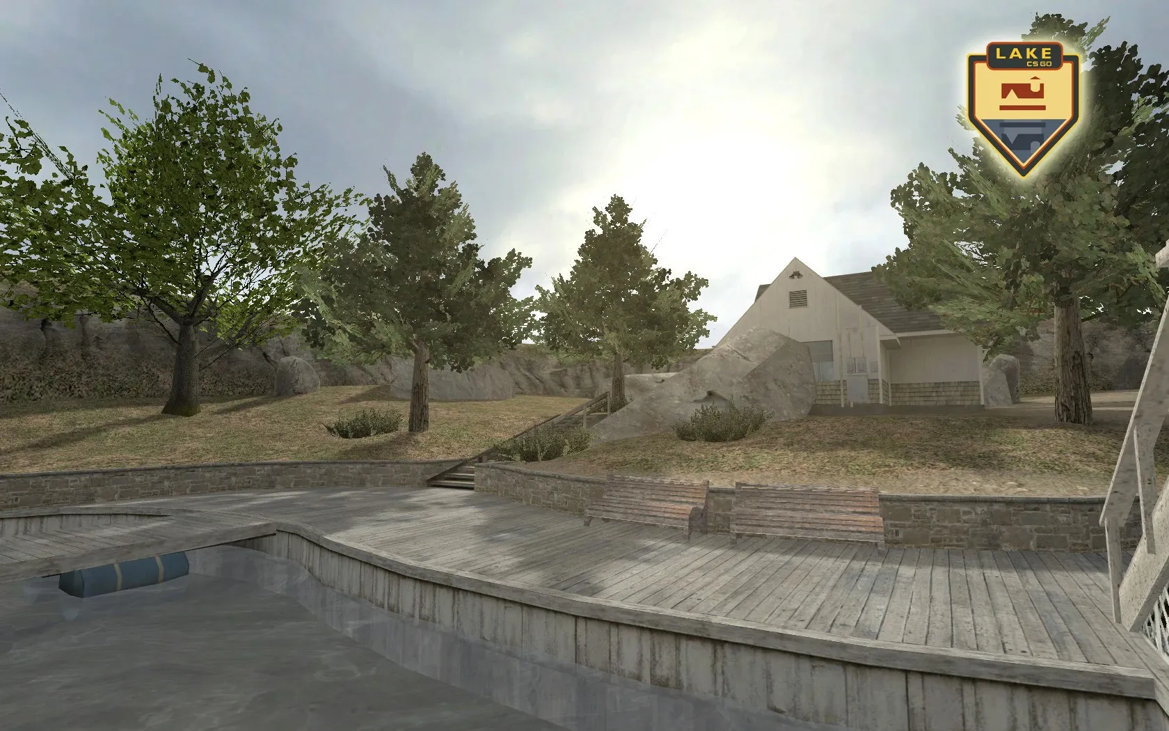 Скачать Карта de_lake_csgo для CS 1.6 - детальное описание и особенности - Скриншот