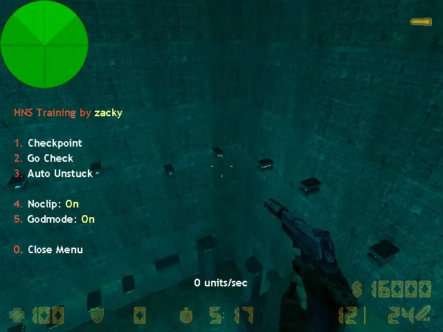 deathrun_blue_x — карта deathrun для CS 1.6: точки, раунды, .nav и оптимизация — скриншот 7