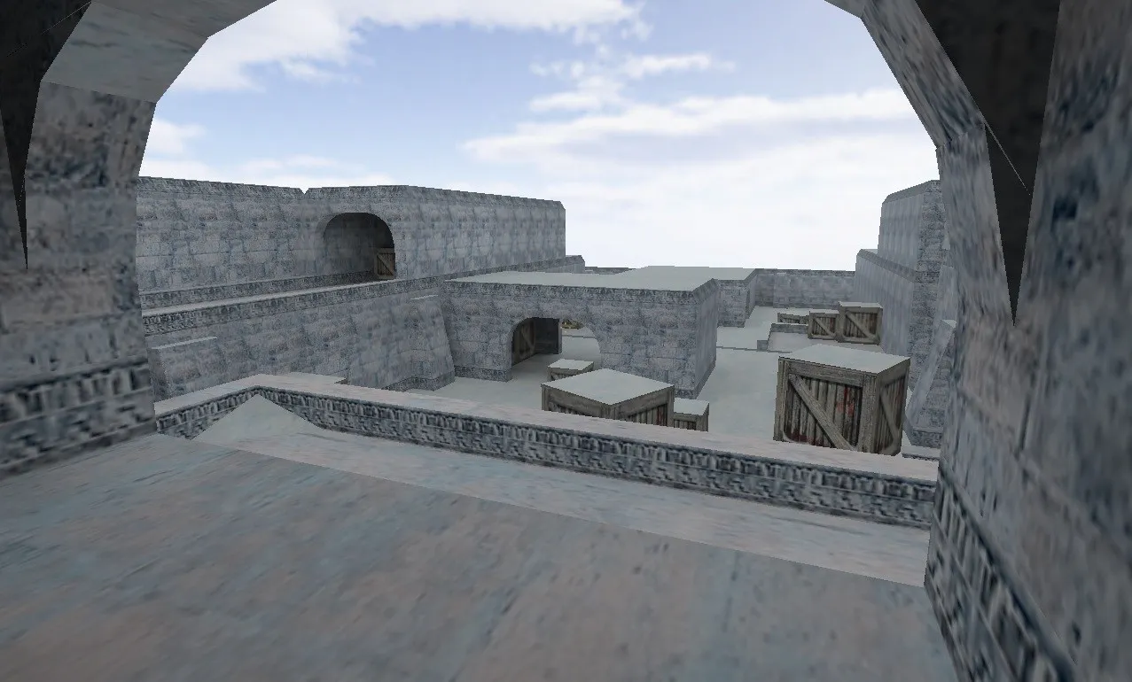 de_cold_day для CS 1.6: тактика сторон, точки, боты .nav и оптимизация wpoly/epoly — скриншот 3